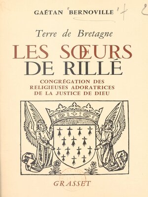 cover image of Terre de Bretagne, les Sœurs de Rillé